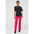 Black - Pack Shot - Principles Womens-Ladies Flutter Blouse