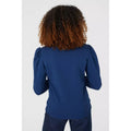 Navy - Back - Maine Womens-Ladies Puffed Sweatshirt