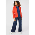 Navy - Pack Shot - Maine Womens-Ladies Puffed Sweatshirt