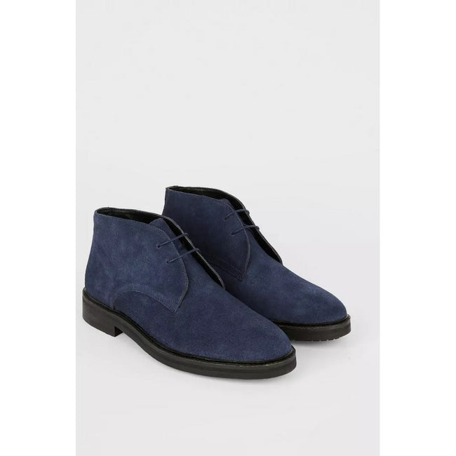 Navy - Lifestyle - Maine Mens Luca Suede Chukka Boots