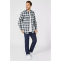 Gray - Lifestyle - Mantaray Mens Block Check Marl Shirt