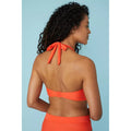 Coral - Back - Gorgeous Womens-Ladies Non-Padded Bikini Top