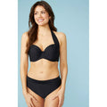 Black - Side - Gorgeous Womens-Ladies Non-Padded Bikini Top