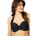 Black - Front - Gorgeous Womens-Ladies Non-Padded Bikini Top