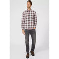 Red - Pack Shot - Mantaray Mens Multi Check Shirt