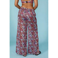 Pink - Back - Gorgeous Womens-Ladies Leopard Print Pants
