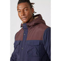 Navy - Side - Mantaray Mens Borg Lined Jacket