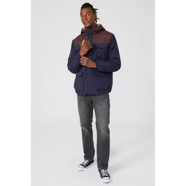 Navy - Lifestyle - Mantaray Mens Borg Lined Jacket