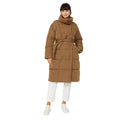 Olive - Front - Principles Womens-Ladies Quilted Double-Breasted Coat