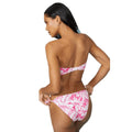Pink-White - Back - Debenhams Womens-Ladies Bikini Top