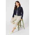 Dark Wash - Pack Shot - Mantaray Womens-Ladies Western Denim Jacket