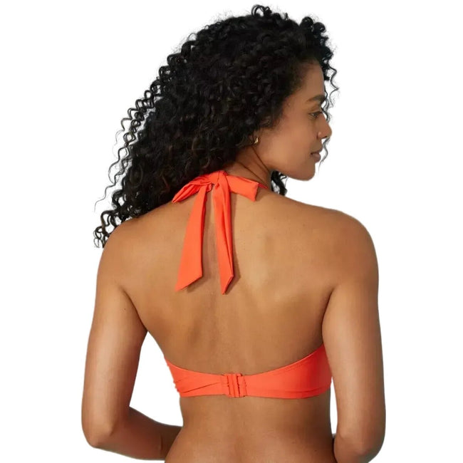 Coral - Back - Gorgeous Womens-Ladies Non-Padded Bikini Top