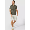 Khaki - Lifestyle - Mantaray Mens Textured Polo Shirt
