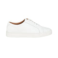 White - Front - Red Herring Mens Ellis Leather Sneakers