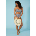 Black-White - Lifestyle - Gorgeous Womens-Ladies Leopard Print Strapless Bikini Top