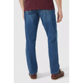 Mid Blue - Back - Maine Mens Jeans