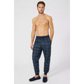 Navy - Lifestyle - Debenhams Mens Checked Cuffed Lounge Pants