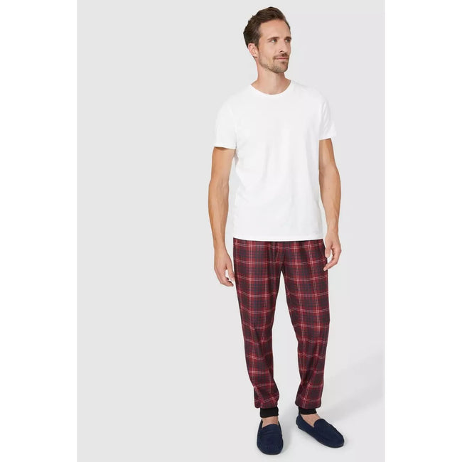 Red - Lifestyle - Debenhams Mens Microfleece Cuffed Lounge Pants