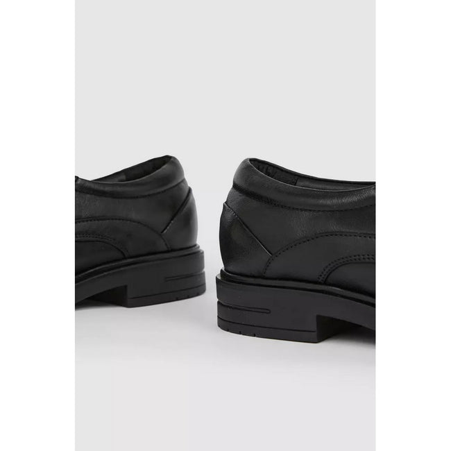 Black - Lifestyle - Debenhams Mens Leather Airsoft Shoes