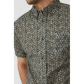 Khaki - Side - Mantaray Mens Circle Shirt