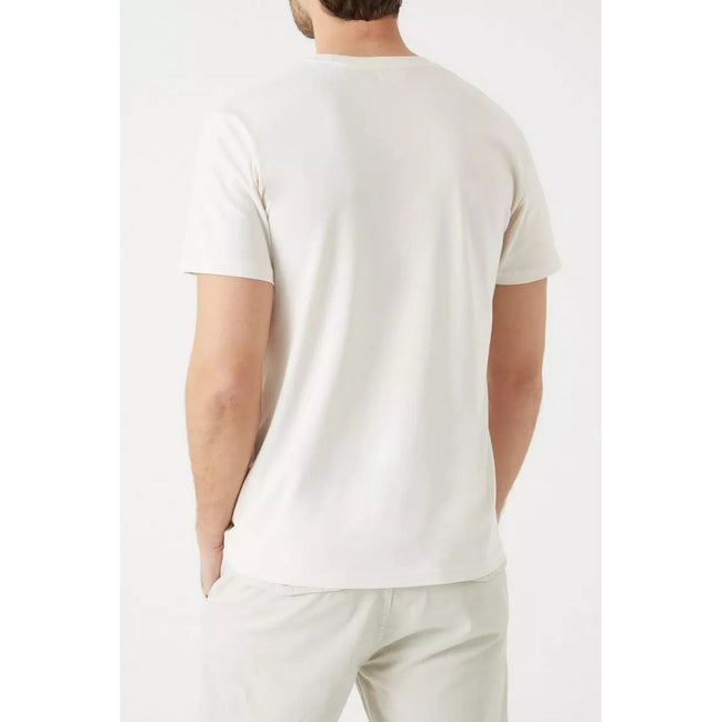 Off White - Back - Mantaray Mens Outsider Printed T-Shirt