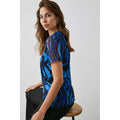 Blue - Lifestyle - Principles Womens-Ladies Ombre Mesh T-Shirt