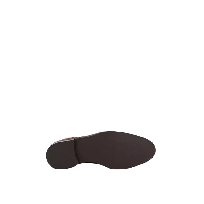 Dark Tan - Back - Debenhams Mens Poplar Leather Brogues