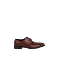 Burgundy - Side - Debenhams Mens Poplar Leather Brogues