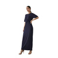 Navy - Front - Principles Womens-Ladies Jersey Ruched Maxi Dress