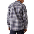 Navy - Back - Maine Mens Core Check Shirt