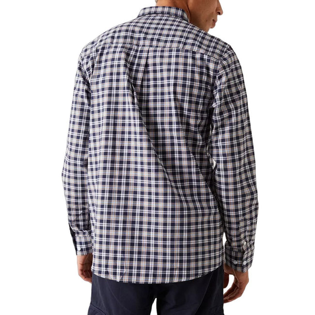 Navy - Back - Maine Mens Core Check Shirt