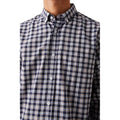 Navy - Side - Maine Mens Core Check Shirt