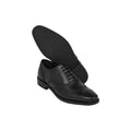 Black - Side - Debenhams Mens Leather Airsoft Brogues