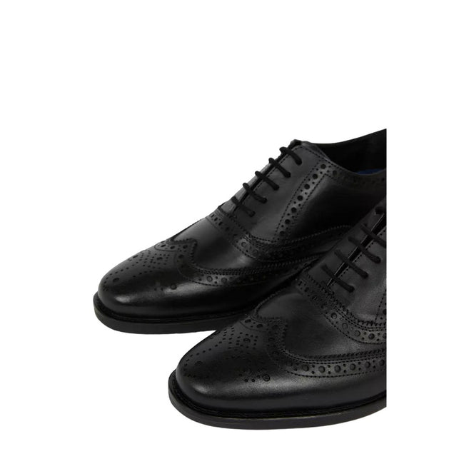 Black - Lifestyle - Debenhams Mens Leather Airsoft Brogues