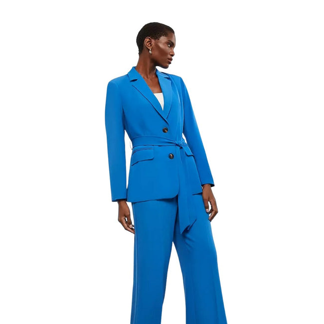 Blue - Lifestyle - Principles Womens-Ladies Split Hem Wide Leg Pants