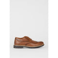 Tan - Front - Debenhams Mens Thomas Blunt Heritage Brogues