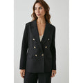 Black - Front - Principles Womens-Ladies Longline Blazer
