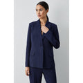Navy - Front - Principles Womens-Ladies Single-Breasted Blazer