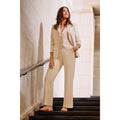 Stone - Front - Principles Womens-Ladies Tailored Vest