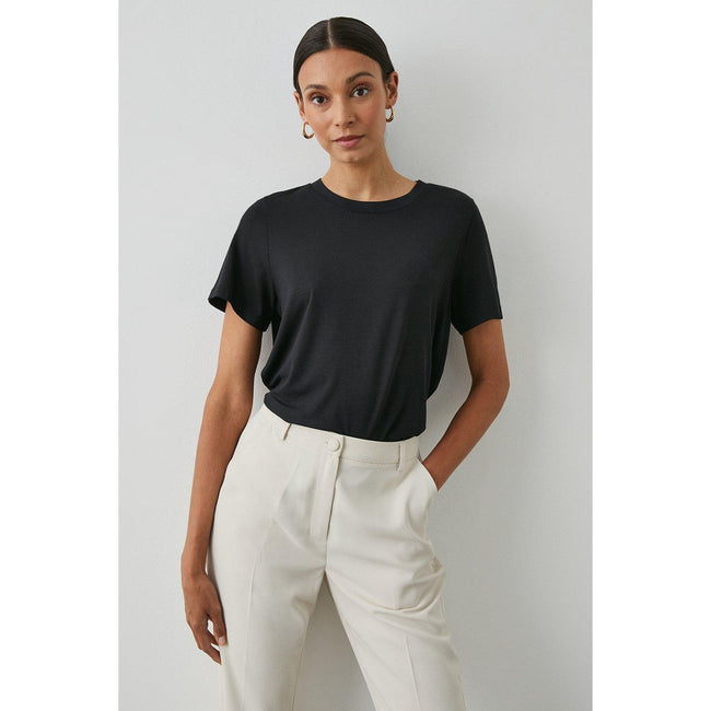 Black - Front - Principles Womens-Ladies Soft Touch T-Shirt