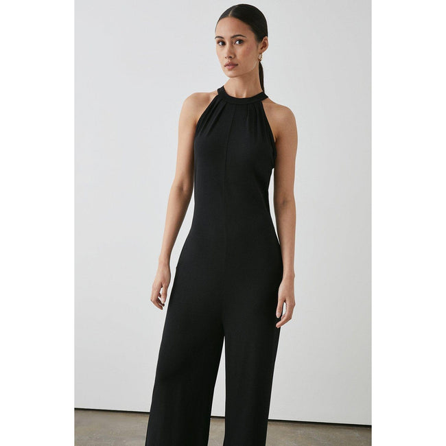 Black - Front - Principles Womens-Ladies Twist Neck Jumpsuit