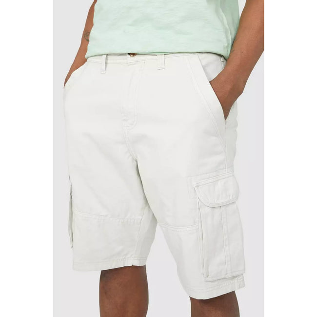 Natural - Side - Mantaray Mens Core Cargo Shorts