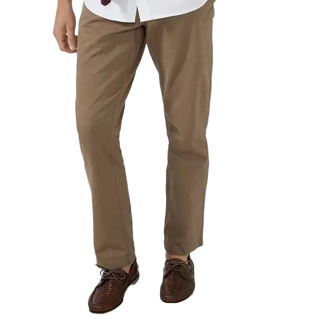 Light Tan - Front - Maine Mens Straight Leg Chinos