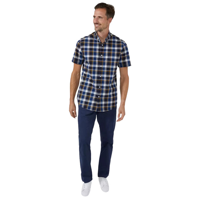 Royal Blue - Front - Maine Mens Straight Leg Chinos