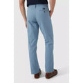 Blue - Back - Maine Mens Straight Leg Chinos