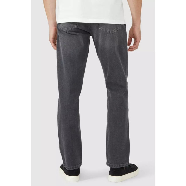 Gray - Back - Maine Mens Straight Jeans