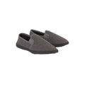 Gray - Back - Debenhams Mens Herringbone Slippers