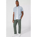 Blue - Side - Mantaray Mens Ombre Shirt