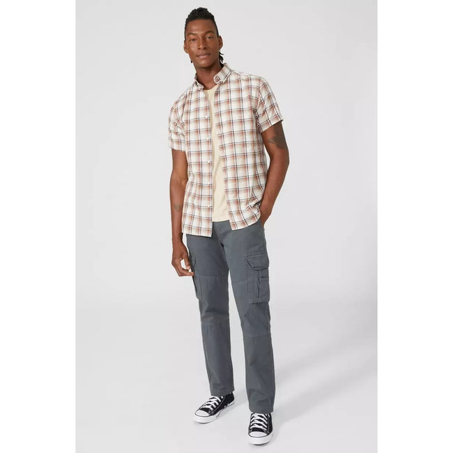 Orange - Side - Mantaray Mens Ombre Shirt