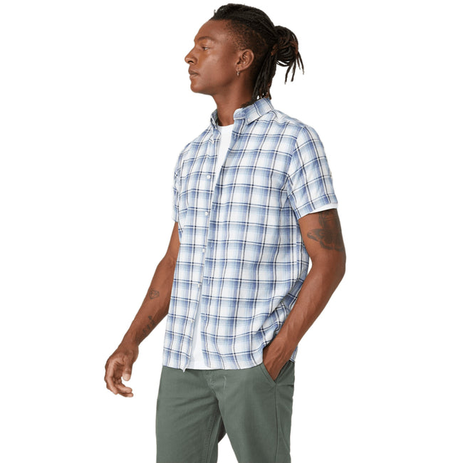 Blue - Front - Mantaray Mens Ombre Shirt